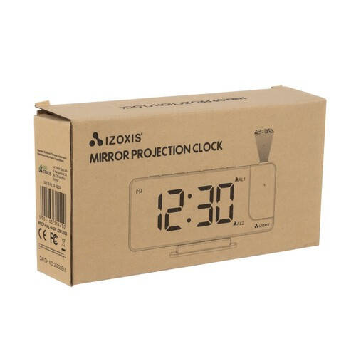 Vekkerklokke Med LED-Display Og Projektor Svart - Bilde 14