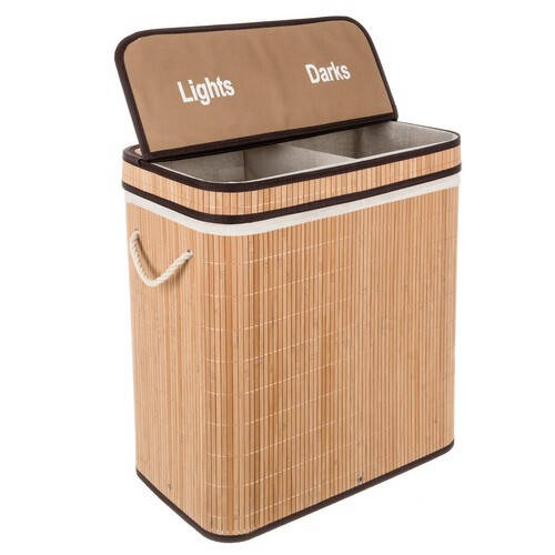 Bambus Skittentøyskurv Beige To Rom 100 ML - Bilde 6