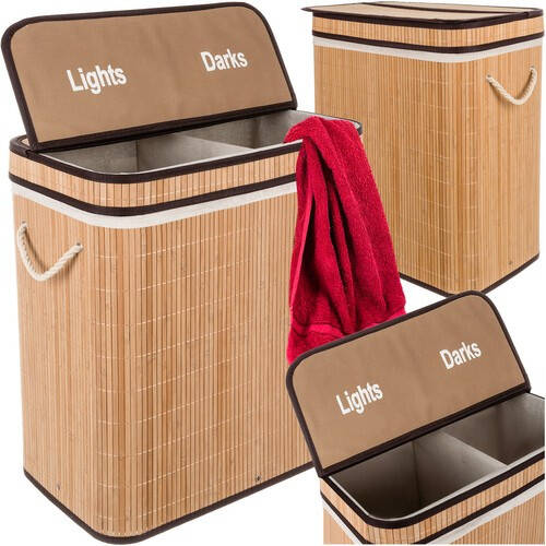 Bambus Skittentøyskurv Beige To Rom 100 ML