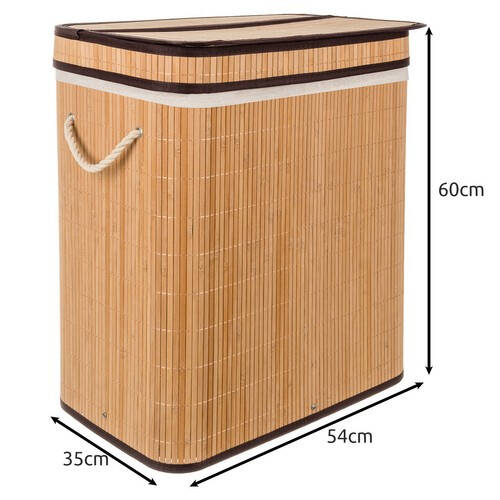 Bambus Skittentøyskurv Beige To Rom 100 ML - Bilde 3