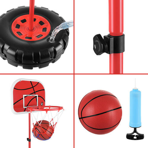 Basketballkurv Svart 170 cm Metall - Bilde 4