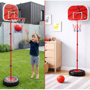 Alternative view of Basketballkurv Svart 170 cm Metall