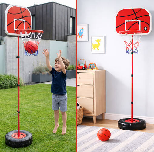 Basketballkurv Svart 170 cm Metall - Bilde 2