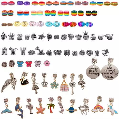 Perler Til Armbåndslaging Flerfarget - Bilde 9