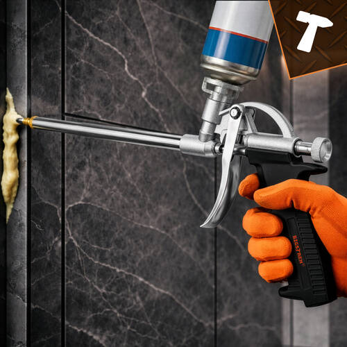Metallskumpistol for fugeskum med justerbar mengderegulering - Bilde 8