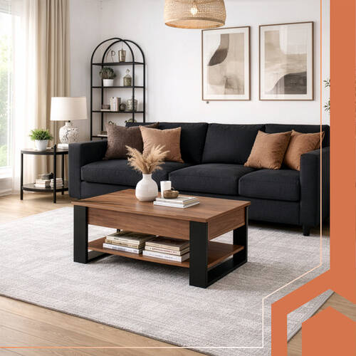 Sofabord Brun 92 x 51 x 45 cm Tre - Bilde 22