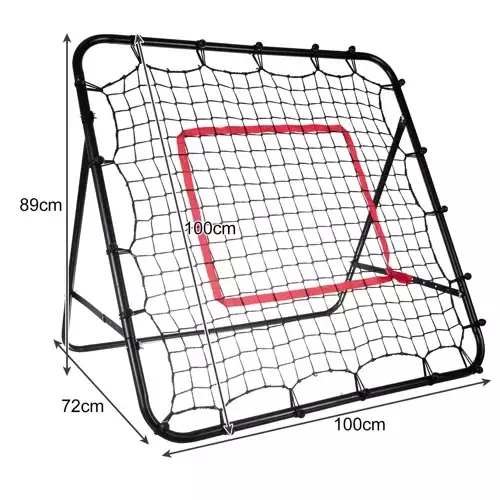 Fotballmål Hvit 100 x 100 x 40 cm Plast - Bilde 3