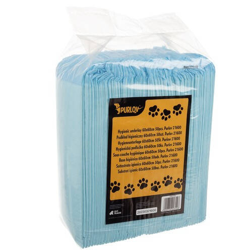 Absorberende Hygieniske Underlag Hvit 60 x 60 cm 50 stk Med 30 Poser - Bilde 17