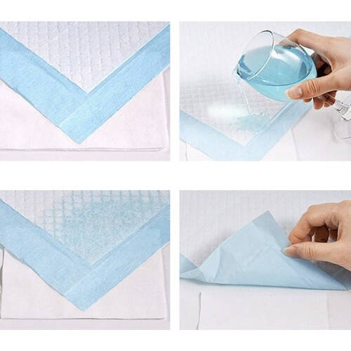 Absorberende Hygieniske Underlag Hvit 60 x 60 cm 50 stk Med 30 Poser - Bilde 8