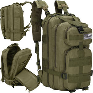 Militærryggsekk XL Grønn - 35 l