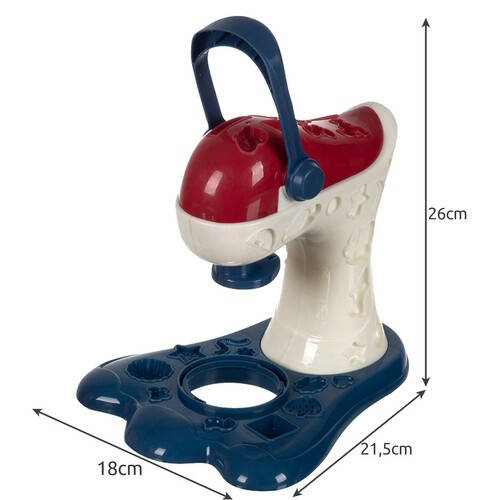 Stemplingsmaskin med mikser + 5 polyestermaterialer og tilbehør - Bilde 3