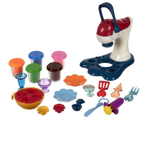 Stemplingsmaskin med mikser + 5 polyestermaterialer og tilbehør - Bilde 4