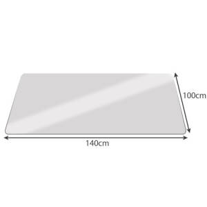 Alternative view of Beskyttelsesmatte Til Stol Melkehvit 100 x 140 cm Plast