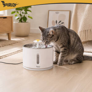 Alternative view of Vannfontene For Hund Og Katt Hvit Plast 2400 ml
