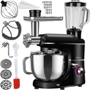 Kjøkkenmaskin Med Blender Svart 2200 W Plast