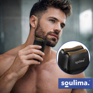 Alternative view of Elektrisk folieskjeggbarbermaskin for menn med LCD-skjerm og USB-C