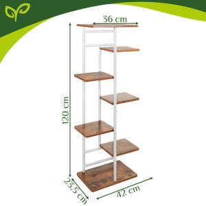 Alternative view of Blomsterstativ Brun 120 cm Tre