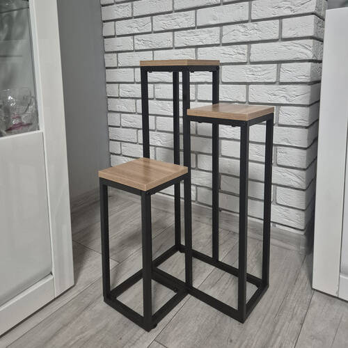 Blomsterstativ Brun 67 cm Metall - Bilde 7