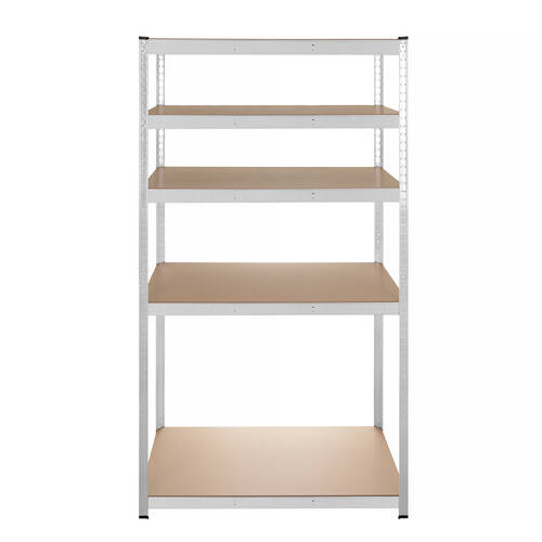 Oppbevaringshylle 180 x 100 x 60 cm – metallhylle med 5 justerbare hyller, 3-i-1 og kapasitet på 1000 kg - Bilde 15