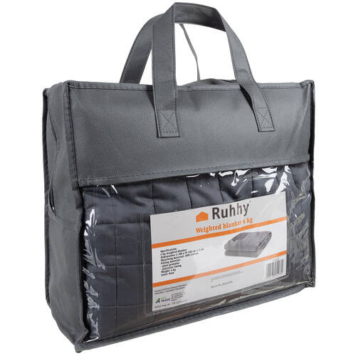 Vektteppe 6 kg - 200 x 150 cm Stoff Grå - Bilde 5
