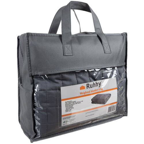 Vektdyne 8 kg - 200 x 150 cm Stoff - Grå - Bilde 4