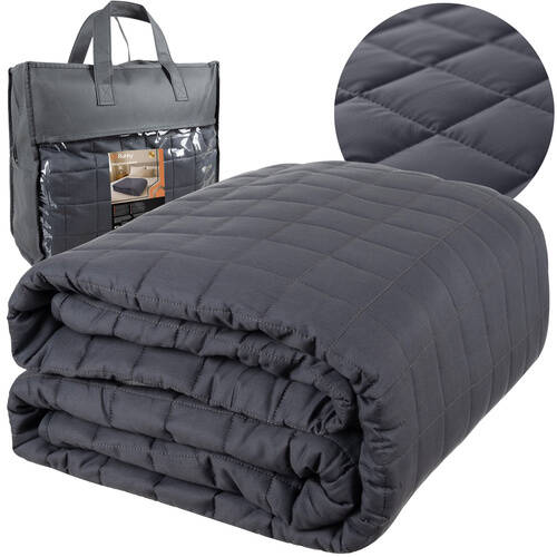 Vektdyne 10 kg Grå 200 x 220 cm Stoff
