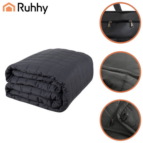 Vektdyne 10 kg Grå 200 x 220 cm Stoff - Bilde 7
